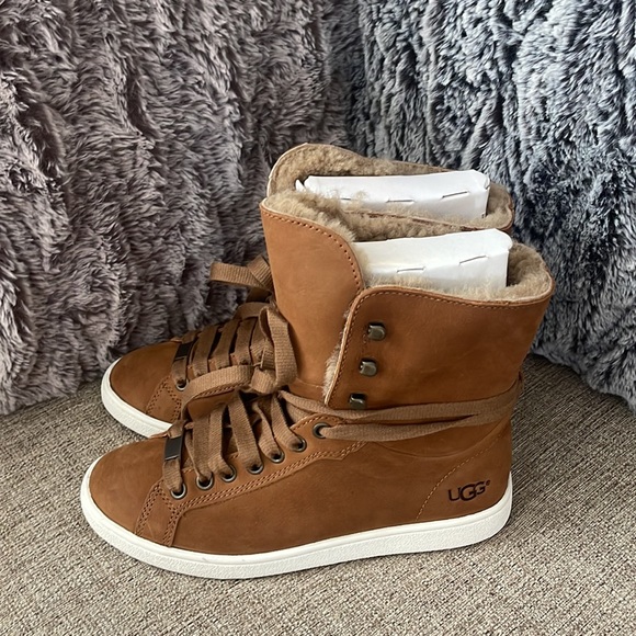 NEW UGG STARLYN CHESTNUT - Picture 4 of 11